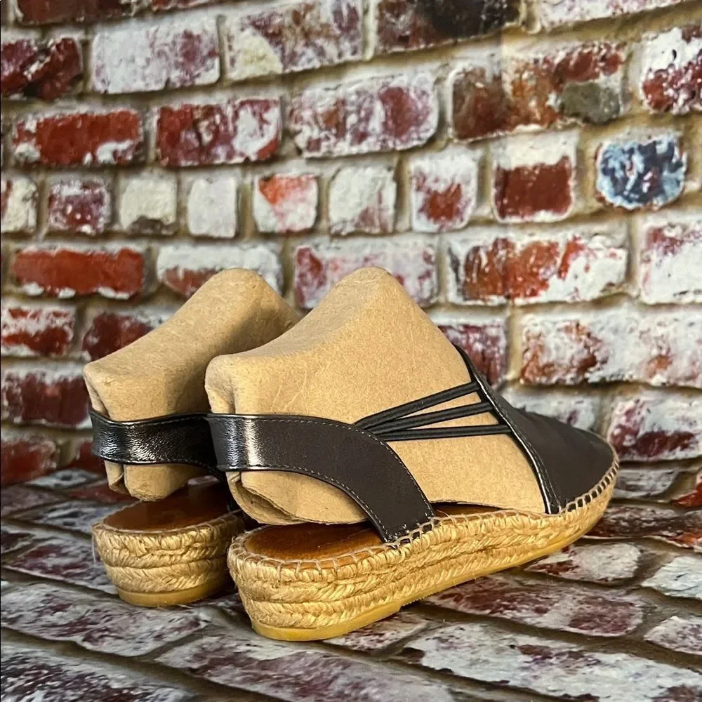 * Toni Pons Noelia espadrille slip-on in platinum leather